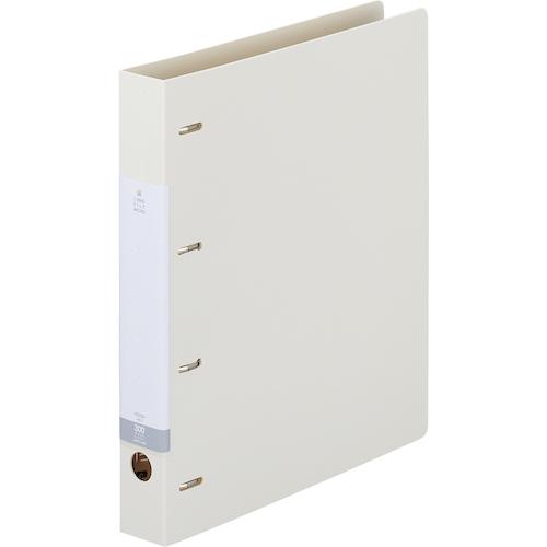 LIHIT A4 D型リングファイル(4穴) 白 ( G1270-0 ) | 