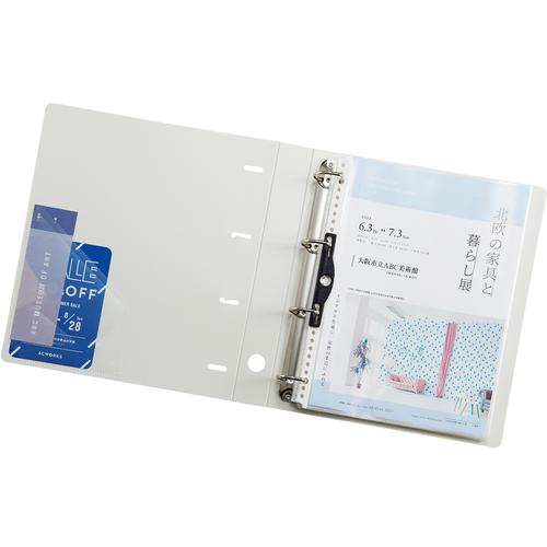 LIHIT A4 D型リングファイル(4穴) 白 ( G1270-0 ) |  | 05