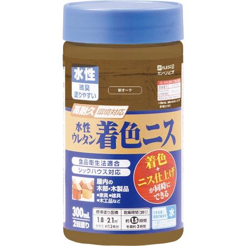 KANSAI 水性ウレタン着色ニス 300ML 新オーク ( 774-122-300 )【12本セット】 | 