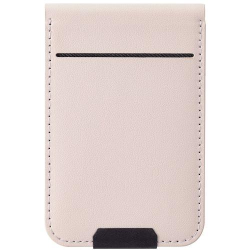 ELECOM 背面フリーアングルスタンド マグネット取付 MagSafe対応iPhone用 ピンクベージュ ( AMS-BPDSFGYL ) |  | 01