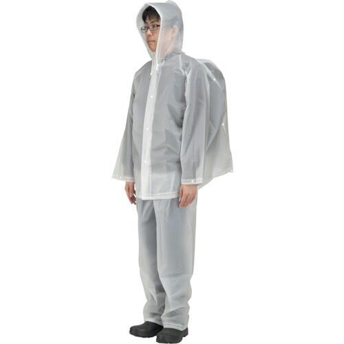 カジメイク EVAレインスーツ(マチ付リュックサック) クリア L ( 1560-90-L ) | 