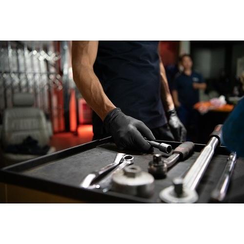 ハラダ グリッパーズグローブ ブラック L(50枚入) ( 37002-104 ) 原田産業(株) |  | 10