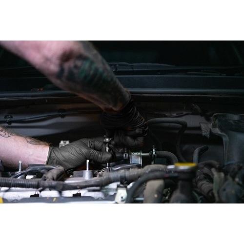 ハラダ グリッパーズグローブ ブラック L(50枚入) ( 37002-104 ) 原田産業(株) |  | 09