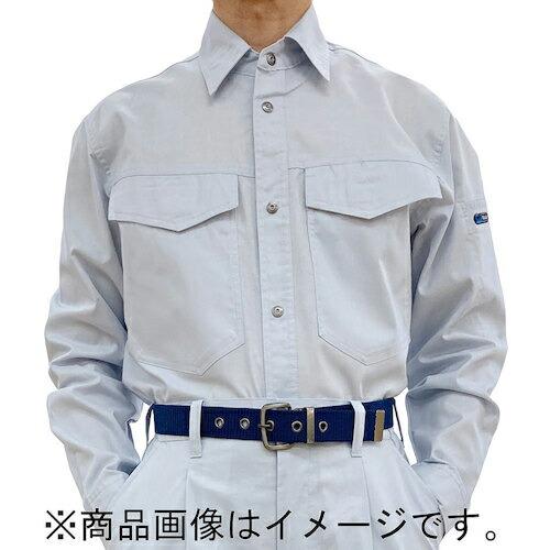 TEAGLES 5431 CVC綿混長袖シャツ アースグリーンL ( 5431 EG L ) | 