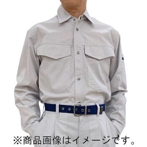 TEAGLES 5431 CVC綿混長袖シャツ ストーングレーM ( 5431 SG M ) | 