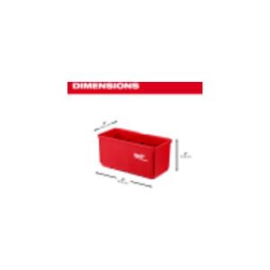 milwaukee PACKOUT 小物収納(102mm x 204mm) 2個セット ( 48-22-8063 ) |  | 01