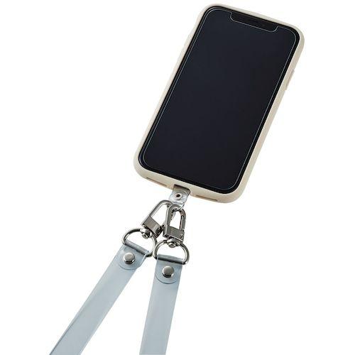 ELECOM スマホショルダーストラップ ストラップホールシート付属 &Me クリア ( P-STSDH2CR ) |  | 02