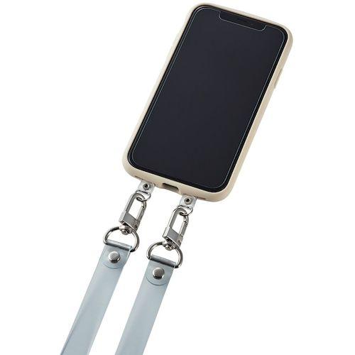 ELECOM スマホショルダーストラップ ストラップホールシート付属 &Me クリア ( P-STSDH2CR ) |  | 03
