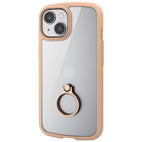 ELECOM iPhone15用タフスリムライトケース フレームカラー リング付 ストラップシート付 カフェオレ ( PM-A23ATSLFCRBE ) |  | 01