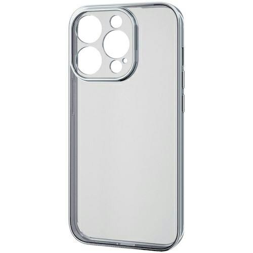 ELECOM iPhone15Pro用ソフトケース 極限保護 メタリック加工 プラチナシルバー ( PM-A23CUCTMKSV ) | 