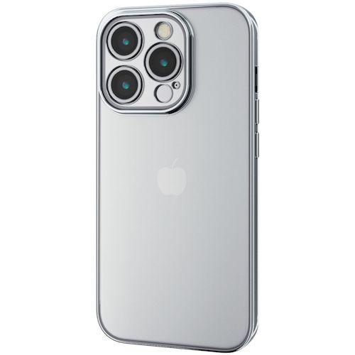 ELECOM iPhone15Pro用ソフトケース 極限保護 メタリック加工 プラチナシルバー ( PM-A23CUCTMKSV ) |  | 01