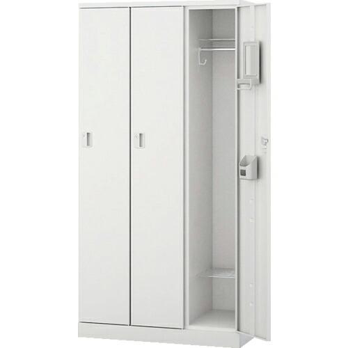 NAIKI ロッカー 3人用 GL型 扉:クリアーホワイト/本体:クリアーホワイト ( GL3M-W ) | 