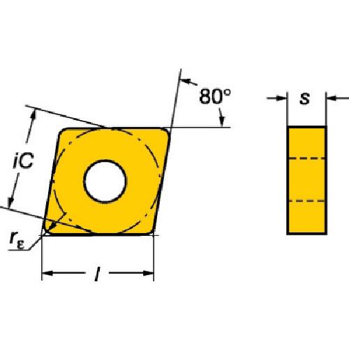 SANDVIK T-Max P 旋削用ネガチップ(110) 1115 ( CNMG 19 06 16-SMR 1115 (110) ) (10個セット)_1