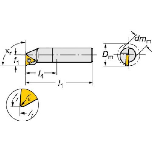 SANDVIK コロターン111 ポジチップ用ボーリングバイト(430) ( F10M-STFPR 09-R (430) )_1