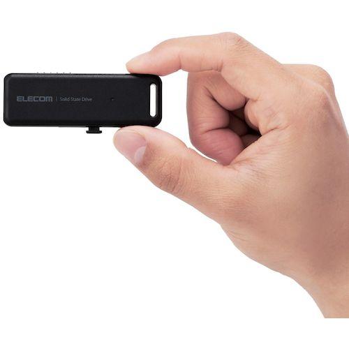 ELECOM 外付けSSD ポータブル USB3.2(Gen2)対応 スライド式 2TB ブラック ( ESD-EMB2000GBK ) エレコム(株) (メーカー取寄) |  | 05