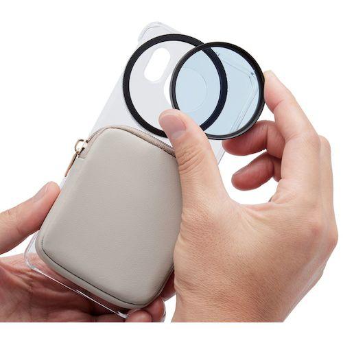 ELECOM AQUOS sense8用ハイブリッドケース カメラフィルター対応 ポケット付 ( PM-S234CAMPGB ) |  | 02