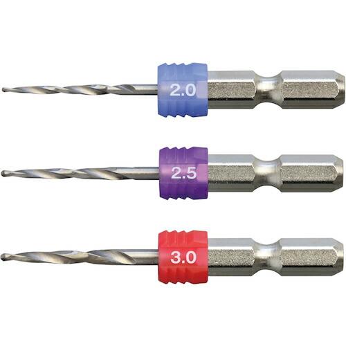 アネックス グリップ付下穴錐ショート 3本組 2/2.5/3mm ( AGKS3-2253 ) | 