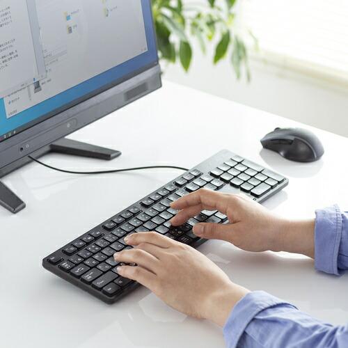 SANWA 静音キーボード ( SKB-SL37BK ) |  | 01