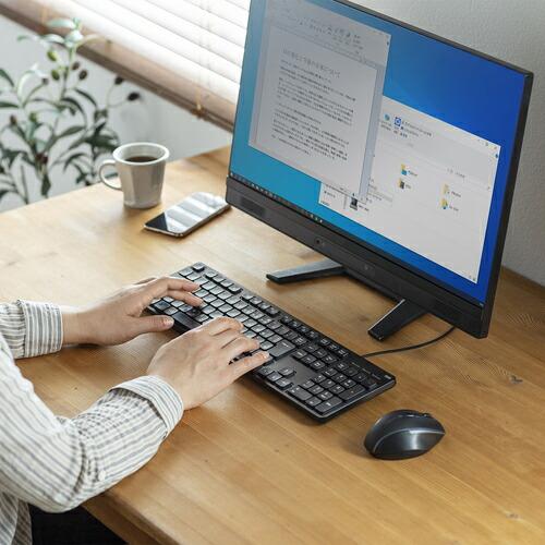 SANWA 静音キーボード ( SKB-SL37BK ) |  | 02