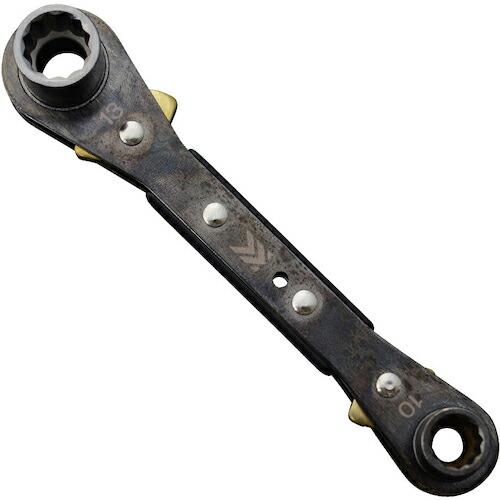 フジ矢 板ラチェットレンチ(黒金) ( FRS-11-BG ) | 