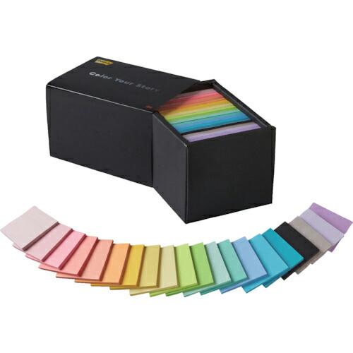 3M ポスト・イット(R)強粘着ノート マルチカラー 全色パック ( 654SS-MC-AL2 ) スリーエム ジャパン(株)オフィス | 