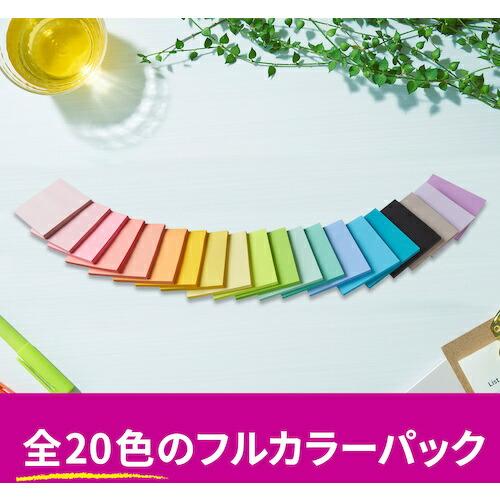 3M ポスト・イット(R)強粘着ノート マルチカラー 全色パック ( 654SS-MC-AL2 ) スリーエム ジャパン(株)オフィス |  | 01