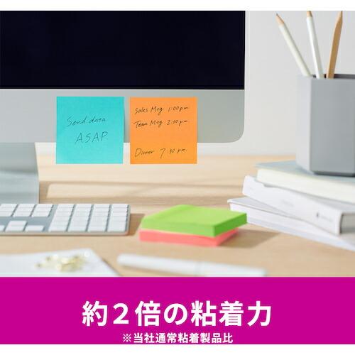 3M ポスト・イット(R)強粘着ノート マルチカラー 全色パック ( 654SS-MC-AL2 ) スリーエム ジャパン(株)オフィス |  | 02