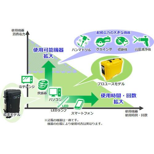 新潟電子工業 可搬型蓄電システム プロユースモデル ( NE-BAT3100-Y ) |  | 02