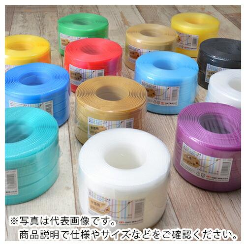 サンユー印刷 PPバンド 15mm幅 100m巻 通常カラーシリーズ ( SYUGEI-100-BLACK ) (株)サンユー印刷 (メーカー取寄) | 