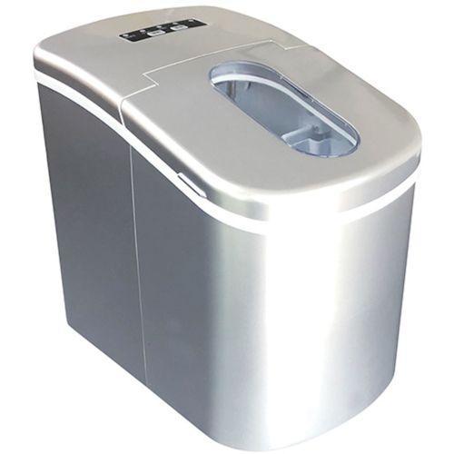 グリーンクロス 小型高速製氷機 家庭用 最短6分 コンパクト お手入れ簡単 アウトドア シルバー ( 6300051842 ) | 