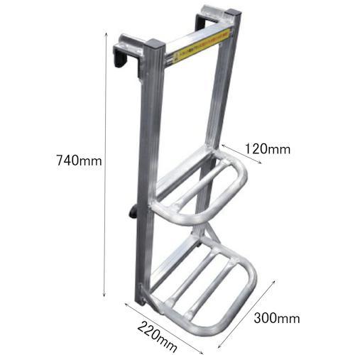 伝蔵 トラック用荷台はしご 2段 ( F804 ) |  | 01