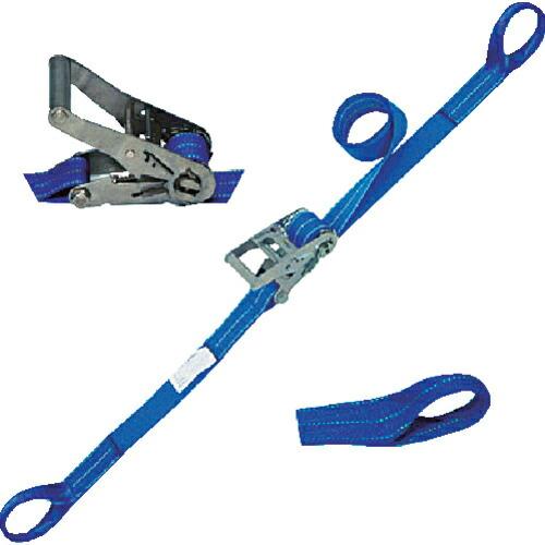 シライ ベルトラッシング(ラチェットバックル式・ステンレス製) ベルタイト(R) JIS認証品 エコマーク認証品 両端アイ形 ( REE25MS4.5 ) | 