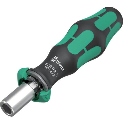 Wera 838 RA S ラチェット機能付き差替式ビットホルダー 6.35mm ( 051492 ) | 