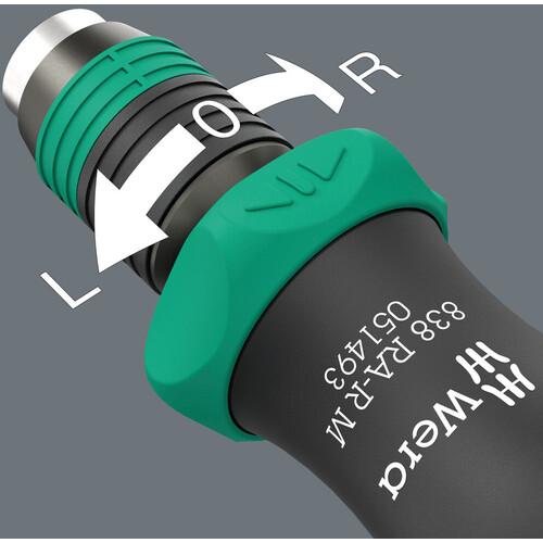 Wera 838 RA-R  M ラチェット機能付き差替式ビットホルダー 6.35ミリ ( 051493 ) |  | 08