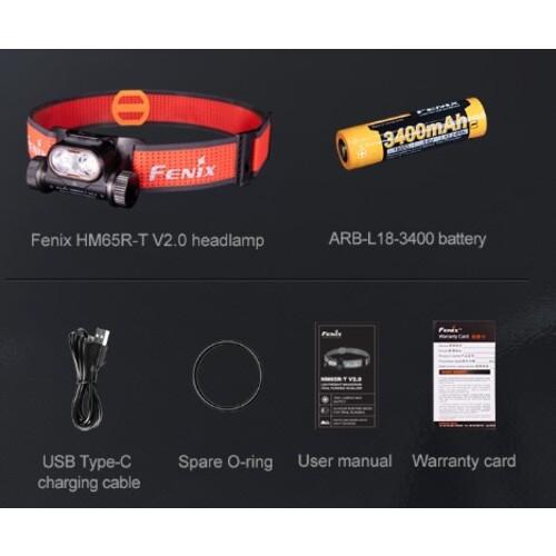 FENIX 充電式LEDヘッドライト ( HM65R-TV20 ) |  | 03