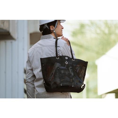 IRIS 107093 メッシュツールバッグ 520×417 ブラック ( TLB-M5241 ) |  | 03