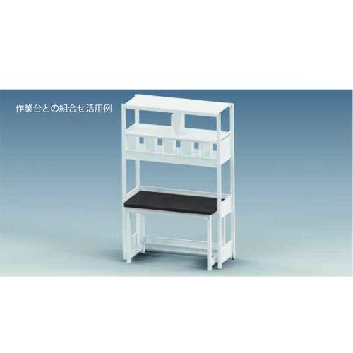 SANSHIN スリム棚板ラック スリムイーラック 下段オープンタイプ H1900×W1250×D325 4段 基本型 ( EO64324K-FMW0 ) |  | 05