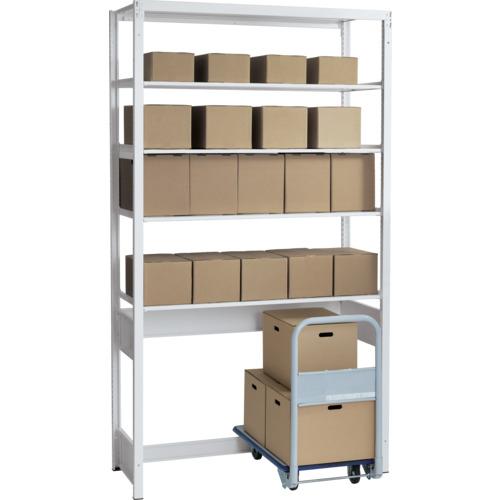 SANSHIN スリム棚板ラック スリムイーラック 下段オープンタイプ H1900×W1250×D325 3段 基本型 ( EO64323K-FMW0 ) |  | 01