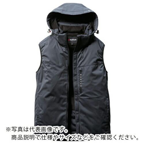BURTLE ストレッチフーディ防寒ベストデューク ( 3264-13-XL ) (株)バートル | 