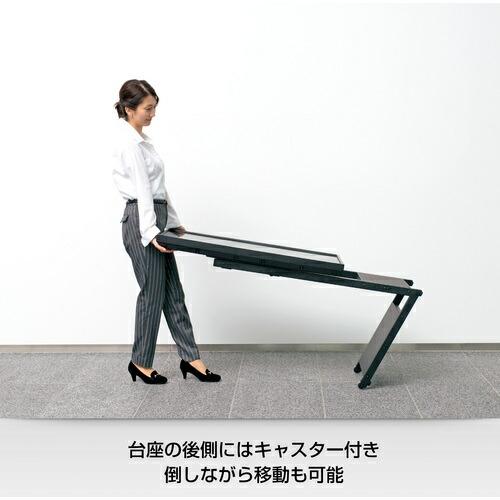 PLUS デジタルサイネージ 428469)43型いますぐサイネージ 4K スタンドセット 傾斜タイプ ( SNG-4K43-ST ) |  | 01