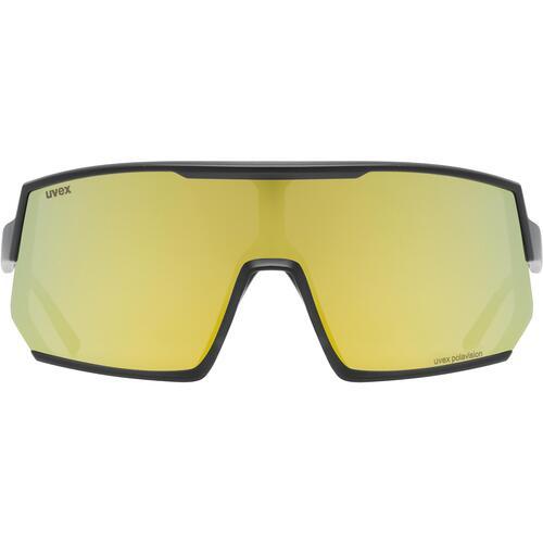 UVEX サングラス uvex sportstyle 235 P ブラックマット/イエロー 偏光