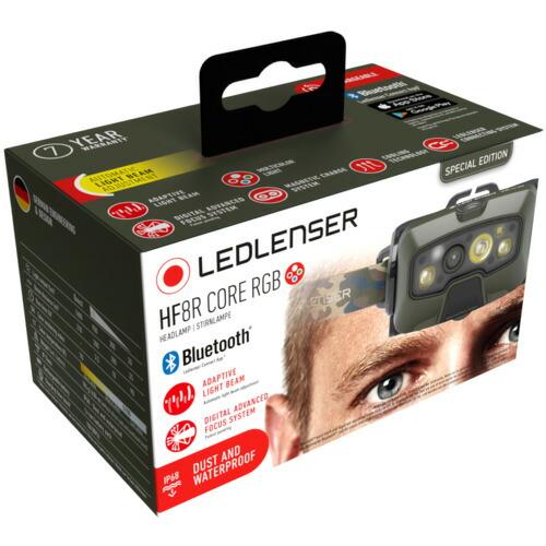LEDLENSER レッドレンザー充電式ヘッドライト HF8R Core RGB ( 503089