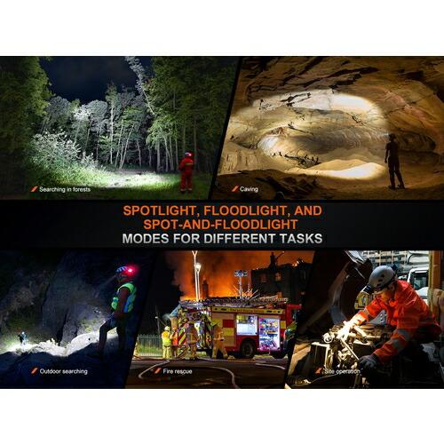 FENIX マルチ光源高出力 サーチ&レスキューヘッドライト(難燃性ヘッドバンド) ( HP35R SAR ) FENIX社 |  | 07