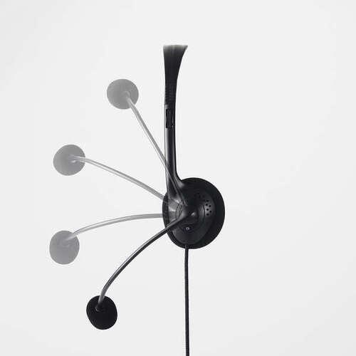 ELECOM 有線ヘッドセット 両耳オーバーヘッド 小型 4極 1.8m ブラック ( HS-HP14STBK ) |  | 01