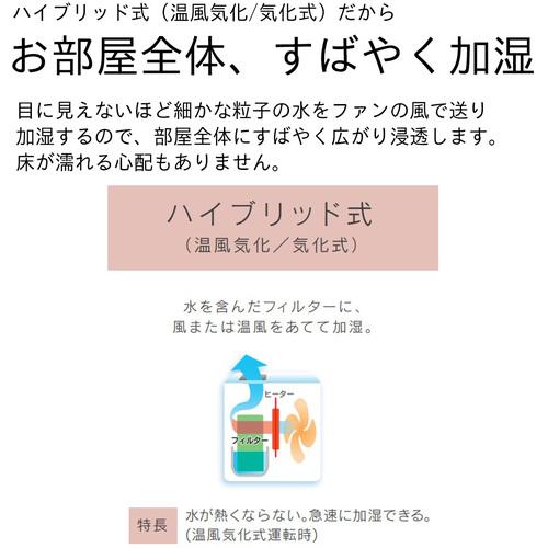 ダイニチ 気化ハイブリッド式加湿器 HD-C300H-ホワイト 0H57820 ( HD-C300H-W ) |  | 02