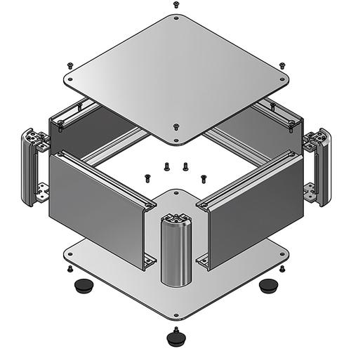 タカチ アルミコントロールボックス ( AUX177-50-43AH-BX ) (メーカー取寄)
