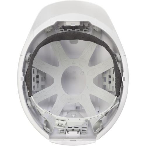 タジマ ヘルメット セフメット(セフ取付溝付ヘルメット) ホワイト ( HSWWB )｜03