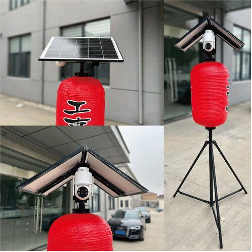 グリーンクロス 用心棒(ソーラー式防犯カメラ付き提灯) ( 1110710001 ) |  | 01