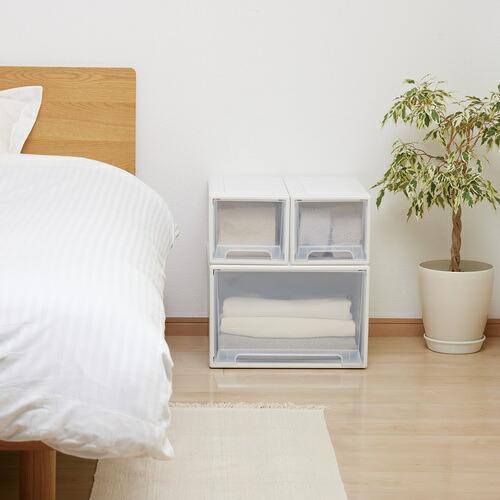 TENMA フィッツケース 45-22(旧ワイドハーフ) ホワイトクリア ( 811001232 ) 天馬(株) |  | 02