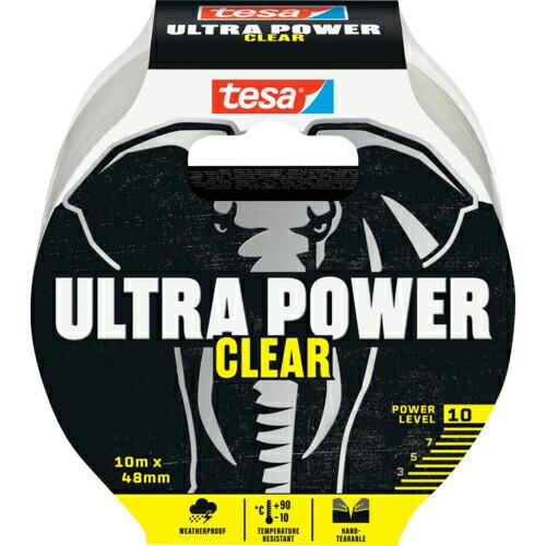 tesa 強力多用途補修テープ テサ ウルトラパワークリア 56496 クリア 48mm×10m ( 56496-48-10 ) | 